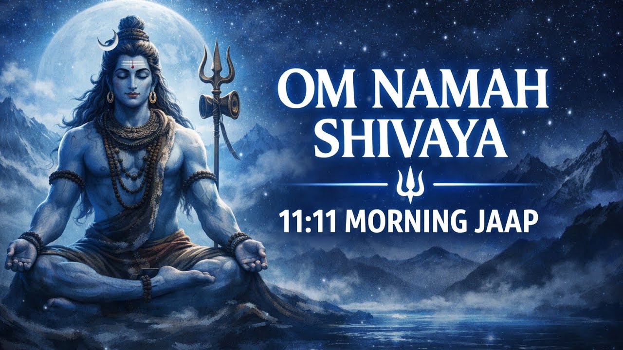 Om Namah Shivaya – 11:11 Min Lofi Jaap | Peaceful Morning Meditation | Mahadev Mantra