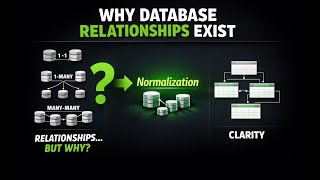 Why Database Relationships Exist | Normalization Explained Simply (1-1, 1-Many, Many-Many)