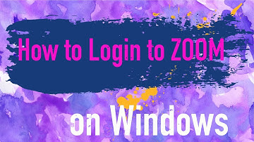 How to login to Zoom on Windows? | SSO Authentication ZOOM Login