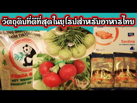 วัตถุดิบที่ดีที่สุดในยุโรปสำหรับอาหารไทย | The best ingredients in Europe for the Thai food.