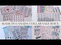 MADE IN CANADA PLANNER COLLAB SALE HAUL // TheStickerParty,  ThePrairiePlanner, PaisleyPrintsCo etc.