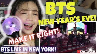 BTS (방탄소년단) NEW YEARS ROCKIN EVE (MAKE IT RIGHT + BOY WITH LUV) Full Performance REACTION! ARMY PH