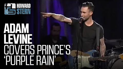 Adam Levine Performs "Purple Rain" at the Howard S...