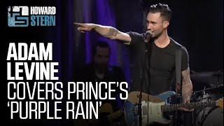 Adam Levine Performs 'Purple Rain' at the Howard Stern Birthday Bash on SiriusXM