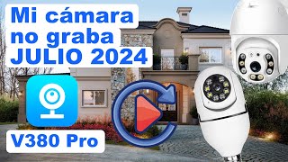 V380 PRO mi cámara wifi no está grabando, ¿cómo configuro la grabación? GUÍA JULIO 2024