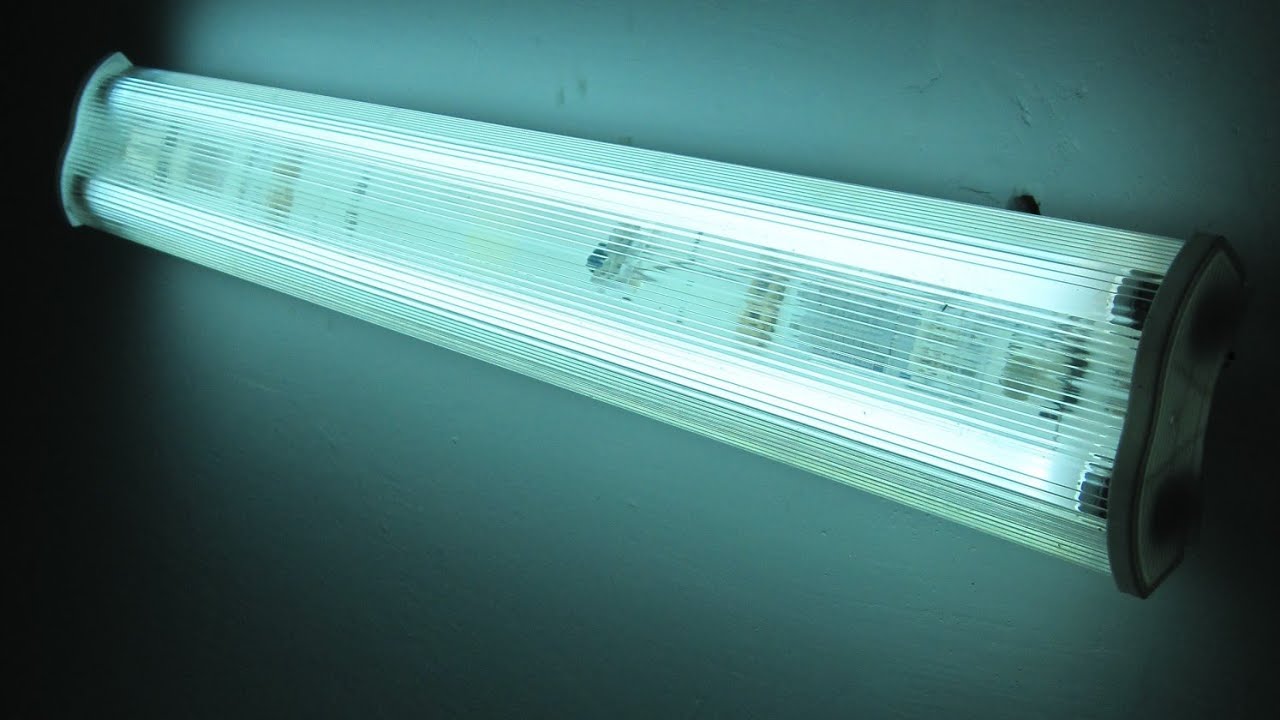 Светодиодная лампа вместо люминесцентной. - YouTube