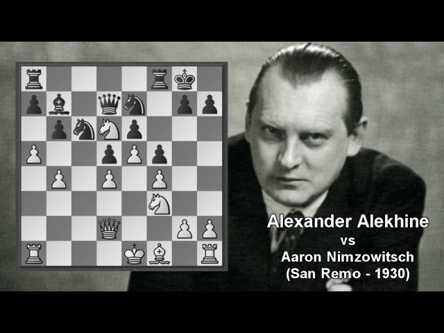 O canhão de Alekhine  Alekhine x Nimzowitsch (1930) 
