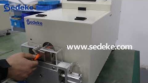 CS-9070 High-voltage Cable Shield Cutting Machine For Automotive Industry
