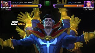Another flawless Strange War! He can even take a R5 Captain Britain on node 49! AW S66 W2 MCOC
