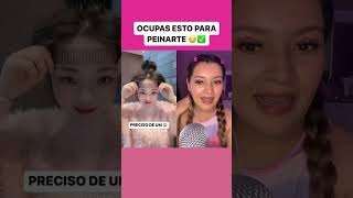 OCUPAS ESTO PARA PEINARTE 🤩✅  #hacks #peinado #cabello #viral #shorts