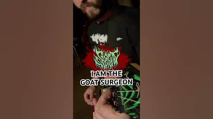 GOAT SURGEON - “I AM THE GOAT SURGEON” (Channel Trailer)