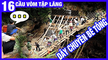 #16 Tổng lực đổ bê tông mũ mố 2 - Cầu vòm Tập Lăng