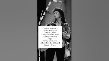 Thumbnail of This day in country music history on 8/3/85 Emmylou Harris hit the charts #countrymusic #80smusic