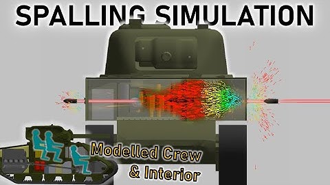 WHAT HAPPENS WHEN A TANK IS PENETRATED | Spall Cone from Armour Penetration Simulation