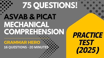 Mechanical Comprehension Practice Test for the ASVAB & PiCAT: Everything You Must Know  #acetheasvab