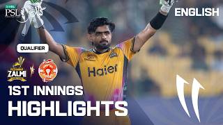 1st Innings Highlights | Peshawar vs Islamabad | English | Qualifier | Match 41 | HBL PSL 11 | MZB1K