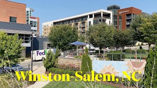 Would you visit or move to Winston-Salem, NC? | Town Center Walk Through