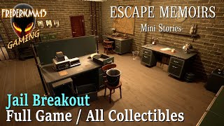 Escape Memoirs: Mini Stories JAIL BREAKOUT Full GAME Walkthrough / All Collectible and Achievements