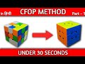 Cfop tutorial  rubiks cube solve under 30 seconds  part  1 cross 