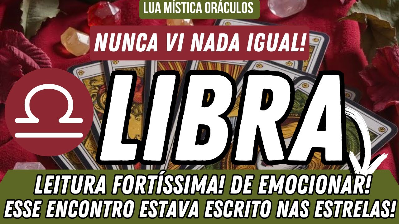 LIBRA ♎️ NUNCA VI NADA IGUAL! DE EMOCIONAR! ESSE ENCONTRO ESTÁ ESCRITO NAS ESTRELAS!