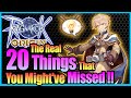 The real 20 important tips that you might not know yet ragnarok origin global