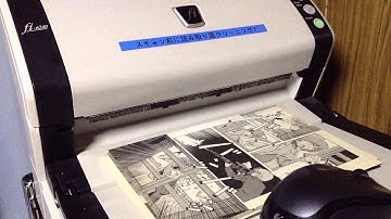 定価20万円の業務用スキャナでマンガをスキャン！