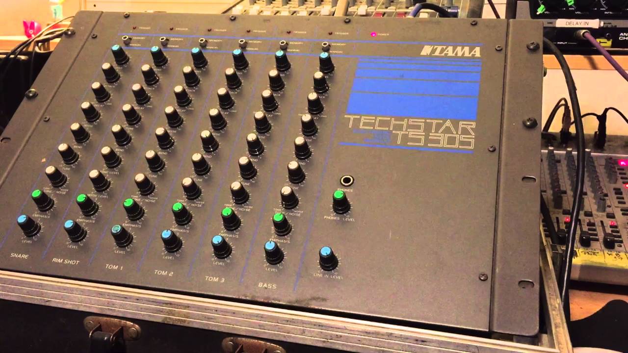 Tama Techstar TS 305 Analog Drum Module Quick sound test