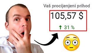 ZARADIO sam 100$ od Pregleda (Moj NAČIN Rada) | YouTube Zarada