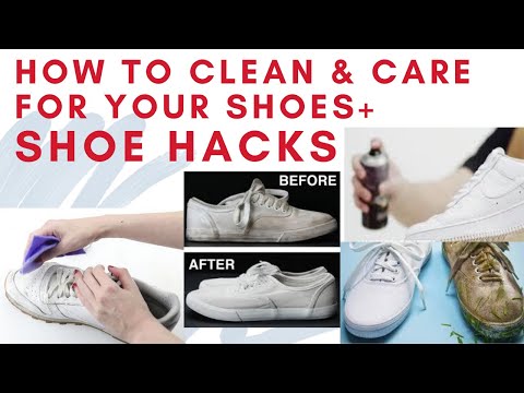 Como limpar e cuidar dos seus sapatos e Hacks Shoe