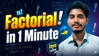 Factorial in 1 Minute | Java Program + Logic Explained | Quick DSA Trick #dsa #leetcode #google #ai 
