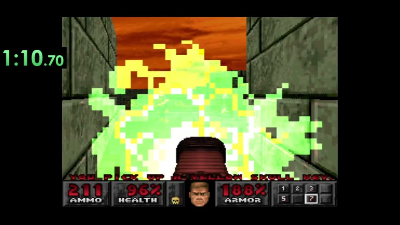 Doom PlayStation 1 Unto The Cruel UV Speedrun in 2:11:86