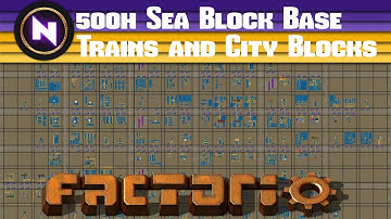 Factorio Engineering - TRAIN AND CITY BLOCK BASED SEA BLOCK - Base Map Review