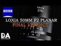 Zeiss Loxia 50mm F2 Planar:  Final Verdict | 4K