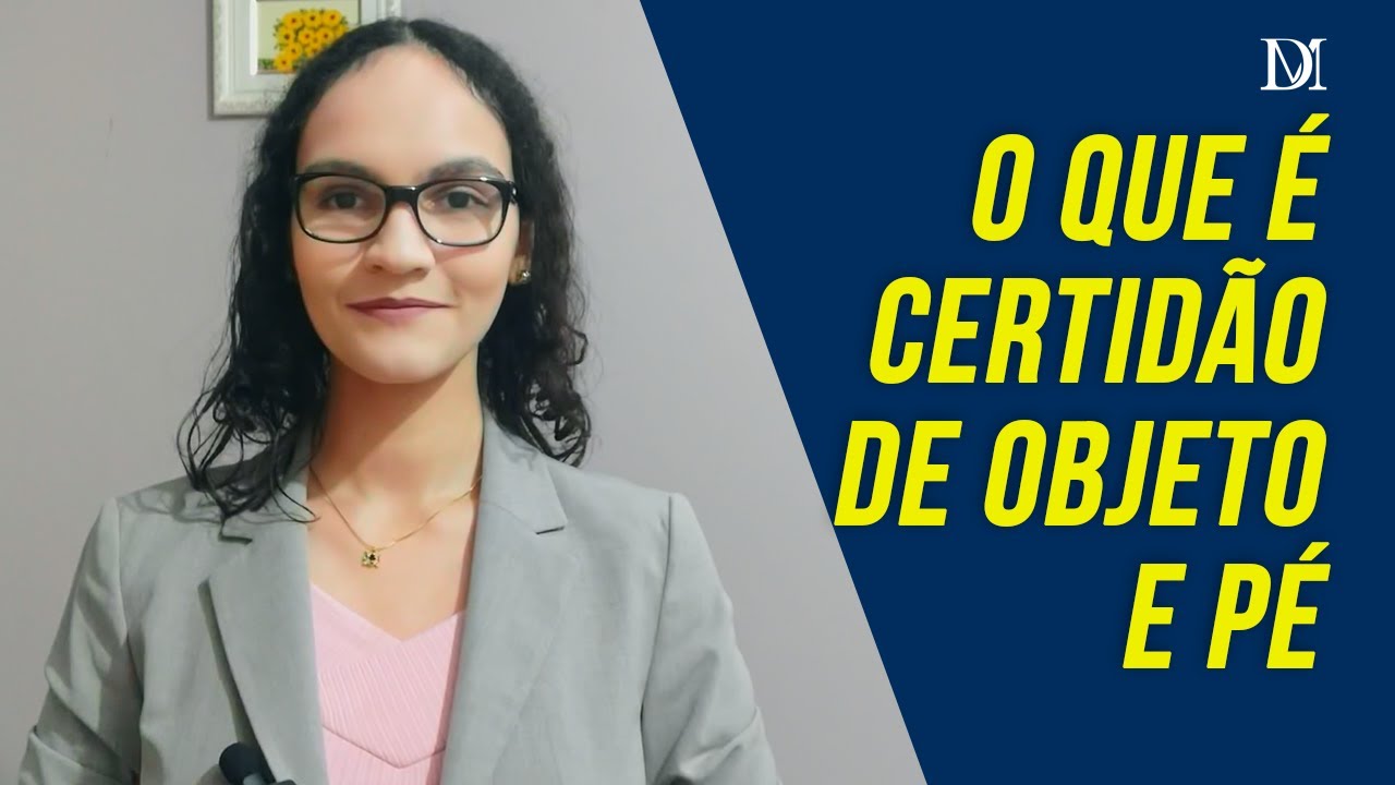Certidão de Objeto e Pé Digital Serviços