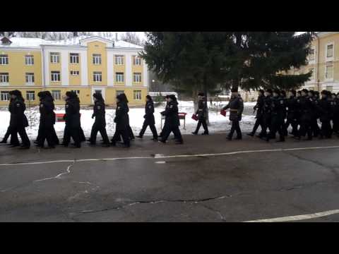030217 Ломоновов Присяга Выход на плац 2 (3 и 4 взводы) и 3 роты