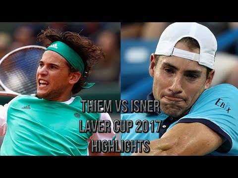 Dominic Thiem Vs John Isner - Laver Cup 2017 (Highlights HD)