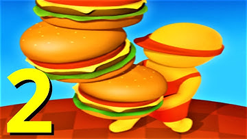 🍔 Burger Please! 🍔 GAMEPLAY Part 2 MAXED Out 1st Shop (Android, iOS)