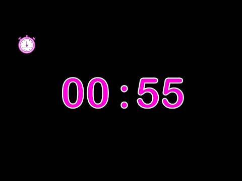 55 second timer : countdown 55 second timer