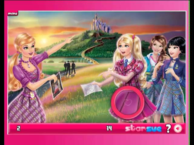 Barbie Escola de Princesas Desafio - jogos online de menina