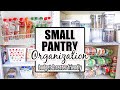 DIY SMALL PANTRY ORGANIZATION | BUDGET FRIENDLY & RENTER FRIENDLY PANTRY ORGANIZATION IDEAS