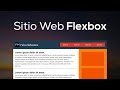 Como hacer un sitio web / layout responsive con Flexbox CSS3