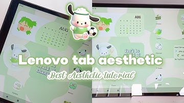 how to have aesthetic tablet| lenovo tablet aesthetic ✨️