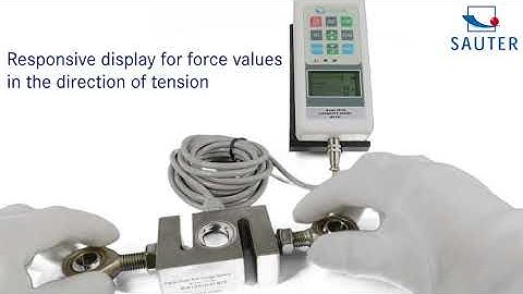 Digital force gauge for tensile & compressive force measurement with ext. cell | SAUTER FH-M