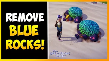 Disney Dreamlight Valley - How To Remove Dazzle Beach Blue Rocks (Tips and Tricks)
