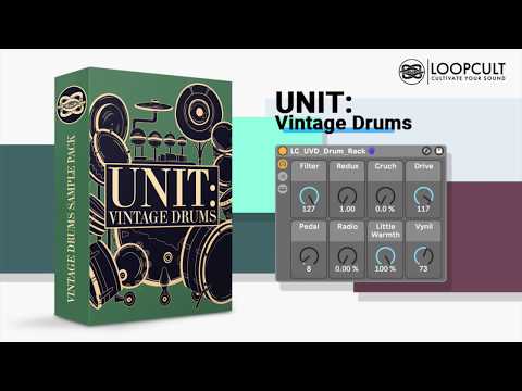 Free LoFi Drums Sample Pack - UNIT: Vintage Drums [including Ableton Live Drum & FX Rack]
