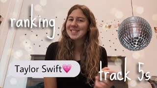 ranking Taylor’s track 5s! 🫶