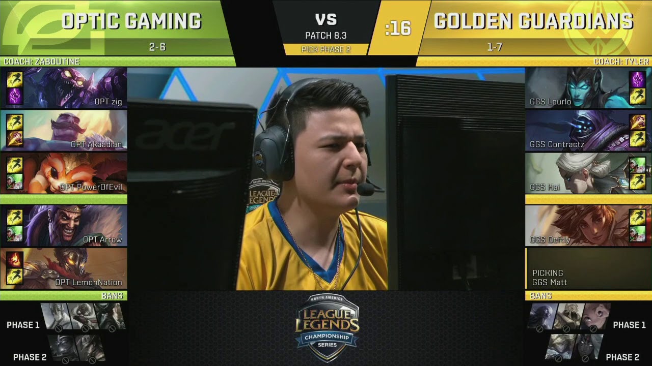 LCS NA Spring 2018 - OPT vs GGS - W5D1