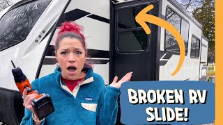 HOW TO FIX BROKEN RV SLIDEOUT CABLE | RV REPAIR | FULLTIME RV LIFE