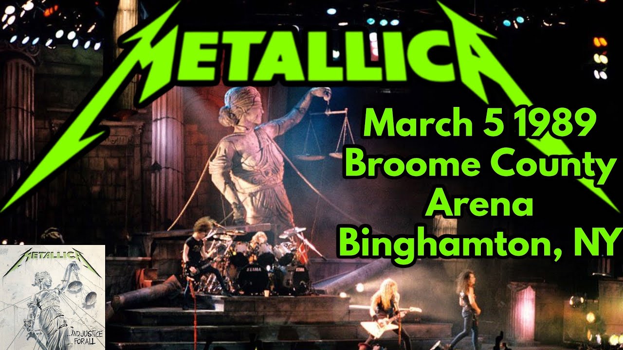 Metallica - Live in Binghamton, NY 3/5/89 at the Broome county arena (half of the set) audio only 