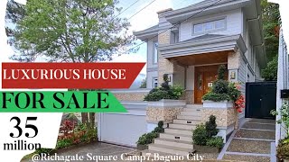 Vlog33 Luxurious  House for sale @ Richgate Square Camp7,Baguio City